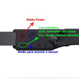 Lanterna de Cabeça Sensor Movimento Led Cob Xpe Usb Kit 40 Unidades Multiuso Camping Oficina Pesca C - 4