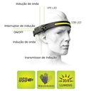 Ver mais imagens de Lanterna de Cabeça Sensor Movimento Led Cob Xpe Usb Kit 40 Unidades Multiuso Camping Oficina Pesca C