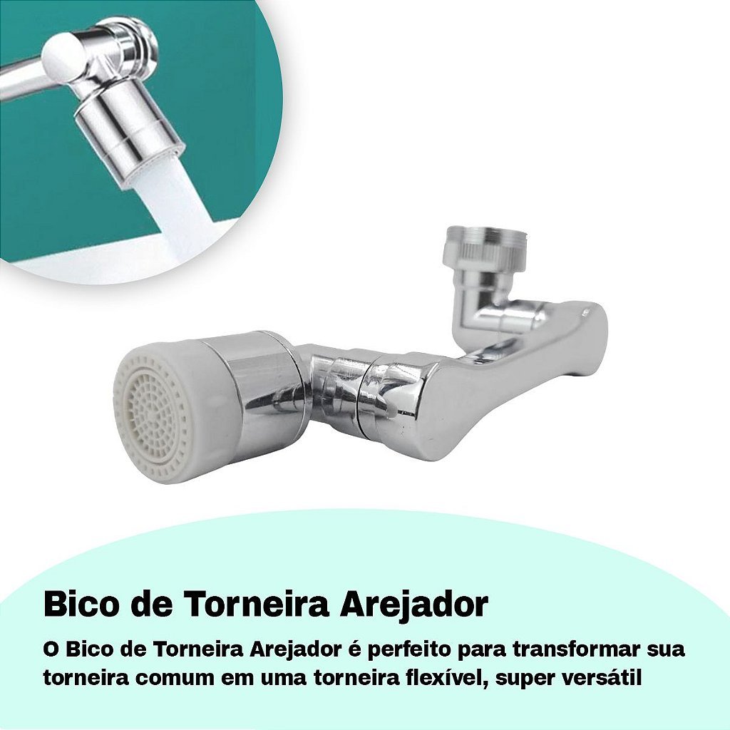 Bico Torneira Arejador Articulado Extensor - 3