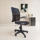 Ver imagem 1 de Cadeira de Escritório Ergonômica Nr17 Giratória Home Office Executiva Trabalho Secretaria Preta