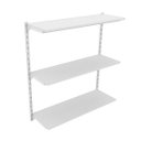 Ver imagem 1 de Conjunto Cremalheira com 3 Prateleiras 94x100x31cm Comac - Branco