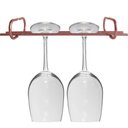 Ver imagem 3 de 2 Organizadores Porta Taças 25cm Suspenso Reto Rose Gold