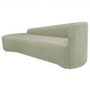 Ver imagem 7 de Kit Divã Recamier Orgânico França 250cm Lado Esquerdo e Poltrona Amore Bouclé