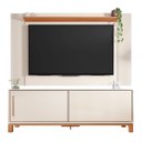 Ver imagem 1 de Painel para Tv 65 Pol e Rack Bancada 180cm Lucca Off/freijó C01 - Mpozenato