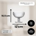 Ver imagem 3 de Conjunto 6 Unidades Taça de Sobremesa Bico de Abacaxi Vidro