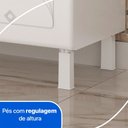Ver imagem 6 de Balcão de Cozinha para Pia 200 Cm Star New 5 Portas 2 Gavetas Preto - Telasul
