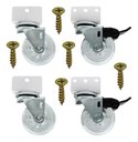 Ver imagem 1 de Rodinha para Berço em Gel Kit 4un 2C/Trava 2S/Trava 16m + Parafusos