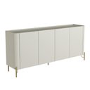 Ver imagem 1 de Balcão Buffet 180cm Porta Lisa 100% Mdf com Pés em Metal