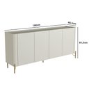 Ver imagem 2 de Balcão Buffet 180cm Porta Lisa 100% Mdf com Pés em Metal