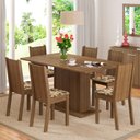 Rustic/Floral Bege Marrom