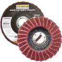 Ver imagem 1 de Disco Flap com Manta 5" Media Vermelha Ideal para Desbaste Lixar Polir Aço Aluminio Metais - Starfer