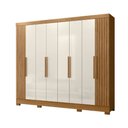 Ver imagem 2 de Guarda-roupa Casal 8 Portas 4 Gavetas Diplomata Moval