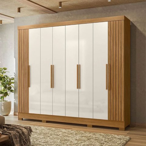 Guarda-roupa Casal 8 Portas 4 Gavetas Diplomata Moval