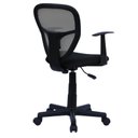 Ver imagem 4 de Cadeira Infantil de Escritório Base Giratória Ergonômica Studio Preto Cinza