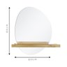 Espelho Funcional Shelf Pinus 66x52cm Orgânico G - 4