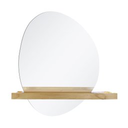 Espelho Funcional Shelf Pinus 66x52cm Orgânico G - 2