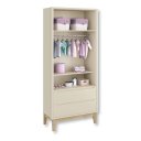 Ver imagem 3 de Guarda Roupa Infantil 2 Portas e 2 Gavetas Areia Classic Madeira Natural