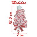 Ver imagem 2 de Kit 4 Enfeite Pendente para Árvore de Natal Pinheirinho 13,5cm