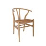 Cadeira Wishbone Madeira. Assento em Palha Natural. Cor Natural - 1