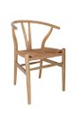 Ver imagem 1 de Cadeira Wishbone Madeira. Assento em Palha Natural. Cor Natural