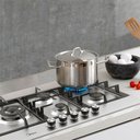 Ver mais imagens de Cooktop à Gás midea inox com Mega Chama 5 Bocas Cyb5b - Bivolt