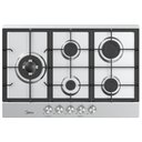 Ver imagem 1 de Cooktop à Gás midea inox com Mega Chama 5 Bocas Cyb5b - Bivolt