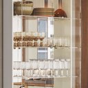 Ver imagem 6 de Cristaleira Porta de Vidro com Espelho e Led Zuni Off/ypê N02 - Mpozenato