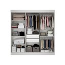 Ver imagem 5 de Guarda-Roupas 6 Portas 2 Gavetas Delta Branco