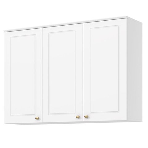 Aéreo 03 Portas 1200mm Americana Branco Hp - Henn