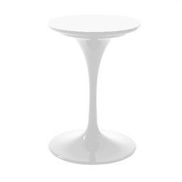 Base de Mesa Lateral Saarinen para Tampo de até 51cm - Branco - 1