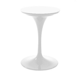 Base de Mesa Lateral Saarinen para Tampo de até 51cm - Branco