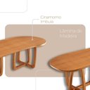 Ver imagem 4 de Mesa para Sala de Jantar Flora 180cm Tampo Orgânico Laminado