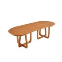 Ver imagem 1 de Mesa para Sala de Jantar Flora 180cm Tampo Orgânico Laminado