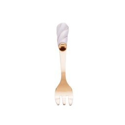 4 Garfos para Aperitivo Wolff de Aço Inox Branco - 4