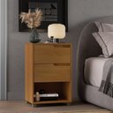 Ver imagem 6 de Quarto Casal com Guarda-roupa 6 Portas, 1 Cômoda e 2 Mesas de Cabeceira Newton
