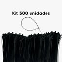Ver imagem 2 de Kit 500 Abraçadeira Nylon Preta Stein + Ipi 280 X 3,6mm