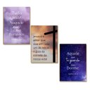 Ver imagem 6 de Kit 10 Placas MDF Frases Bíblicas Cristãs Salmos Fé FE18
