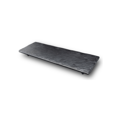 Travessa Melamina Sushi/sashimi Retangular 31x10x1,8cm Preto - Mezza