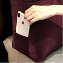 Ver imagem 3 de Cabeceira Almofada de Apoio para Encosto Mel Queen 160 cm Suede Vermelho Bordo