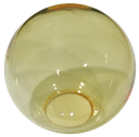 Ver imagem 1 de Globo Bolinha de Primeira Vidro Âmbar Liso sem Colar 03x08