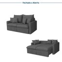 Ver imagem 4 de Sofá Cama Retrátil e Reclinável 180cm Colibri CabeCasa MadeiraOriginals