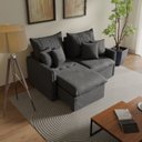 Ver imagem 1 de Sofá Cama Retrátil e Reclinável 180cm Colibri CabeCasa MadeiraOriginals