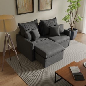 Sofá Cama Retrátil e Reclinável 180cm Colibri CabeCasa MadeiraOriginals