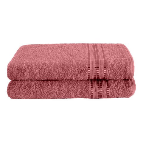 Kit 2 Toalhas de Banho 100% Algodão Linea:Pitaia
