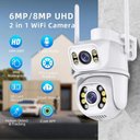 Ver imagem 2 de Câmera Wifi Externa Dupla Visão 6mp Prova Dágua Icsee Infrav