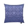 Capa Para Almofada Tecido Linho Floral Azul Marinho A45 - 1