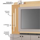 Ver imagem 7 de Estante para TV e Home Theater MDF 182CMX204CM Detalhes Curvos