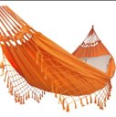 Ver imagem 1 de Rede de Dormir Descanso Casual Pernambucana Laranja
