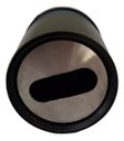 Ver imagem 2 de Prolongador Botton Inox 304 Vidro Guarda Corpo 30x40mm Preto