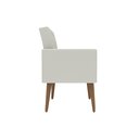 Ver imagem 5 de Kit 3 Poltronas Capitonê Sala Recepção Poltronas Decorativas Branco